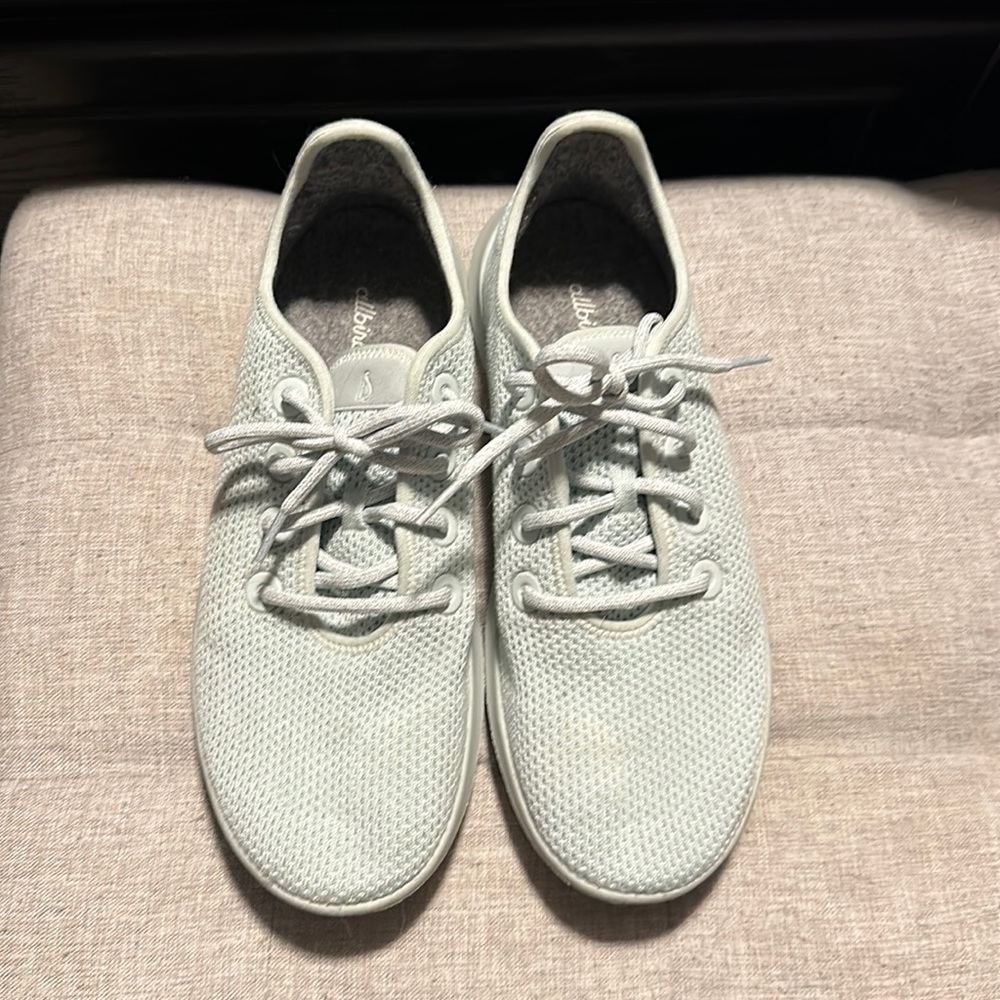 Allbirds: Women's Tree Runners.  W size 11.  Light mint green.